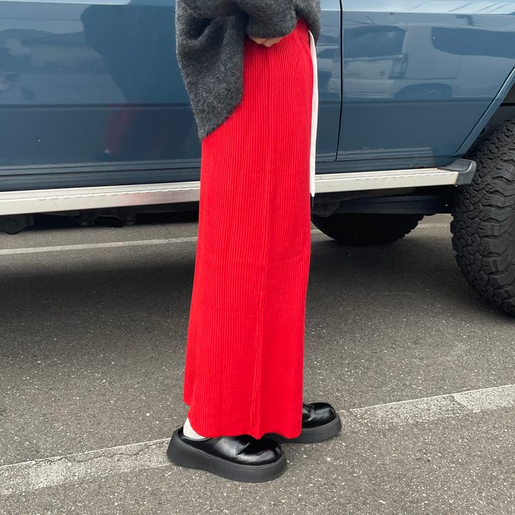 リブIラインスカート | non-hedge  | 詳細画像10 