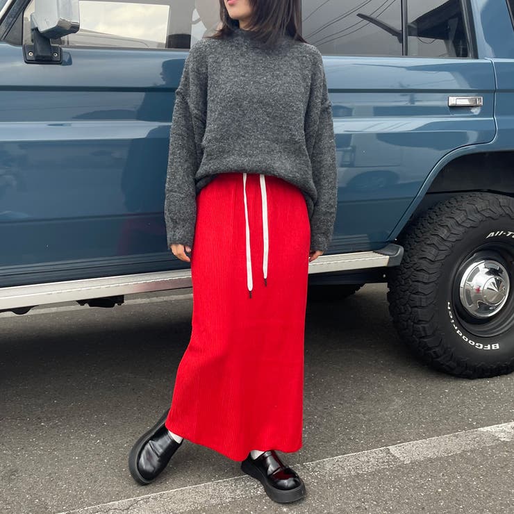 リブIラインスカート | non-hedge  | 詳細画像12 