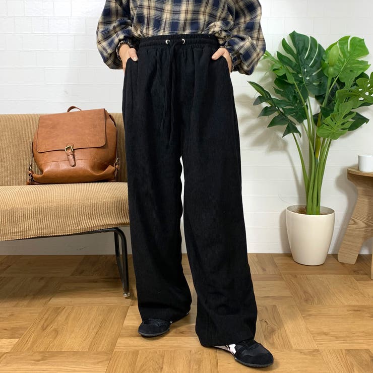 ブラック | やみつきコーデュロイイージーパンツ | non-hedge 