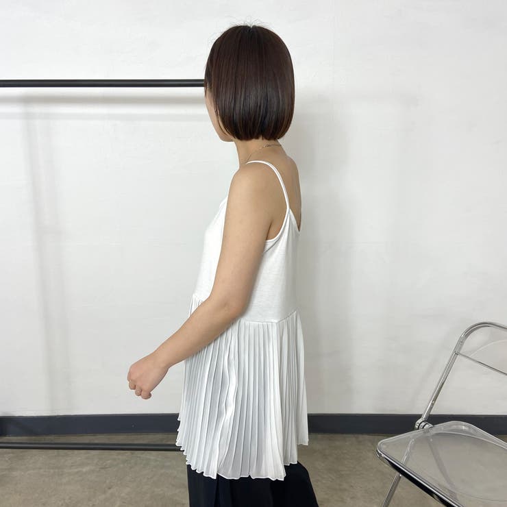 裾プリーツキャミソール | non-hedge  | 詳細画像10 