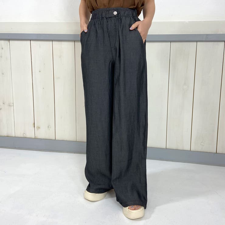 サマーデニムワイドパンツ | non-hedge  | 詳細画像1 