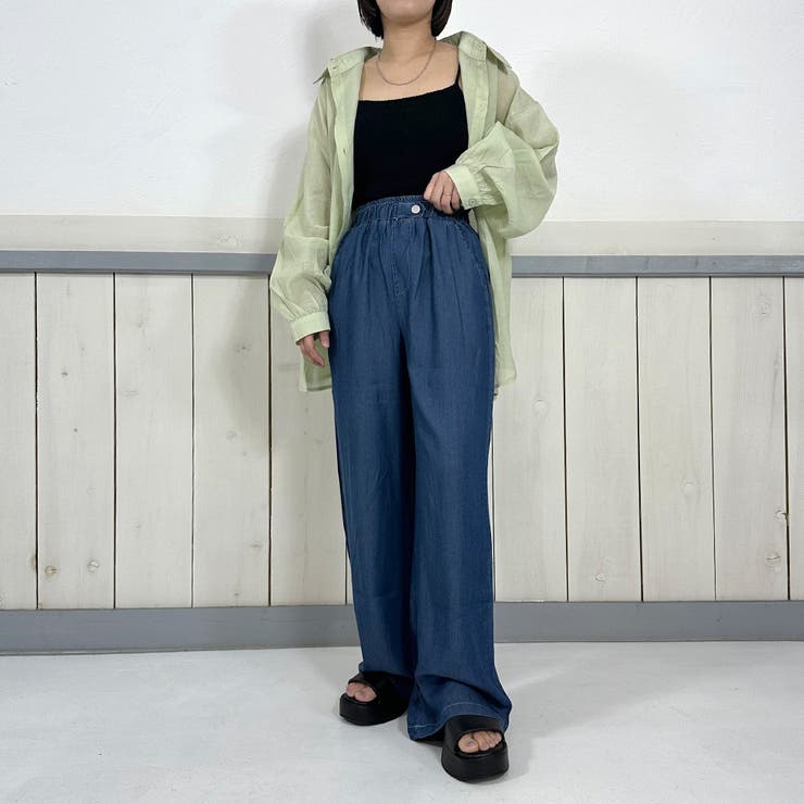 サマーデニムワイドパンツ | non-hedge  | 詳細画像18 