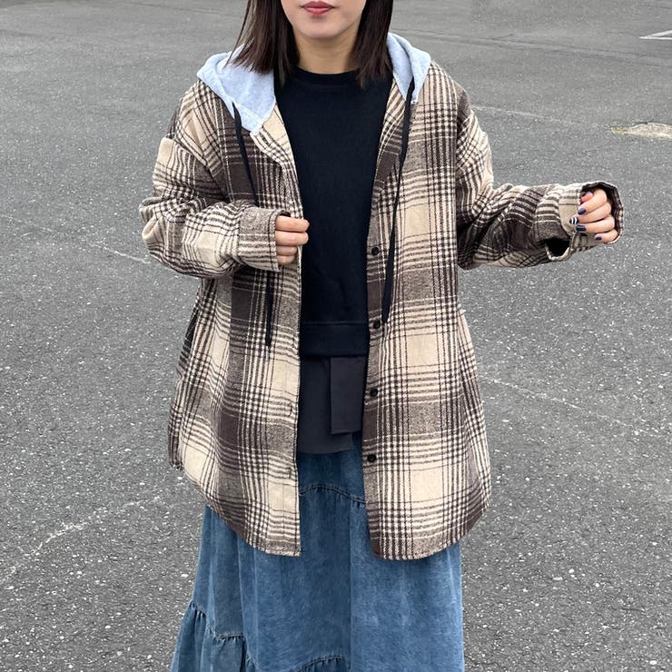 フードチェックシャツ | non-hedge  | 詳細画像9