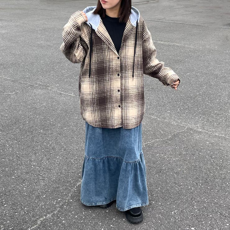 フードチェックシャツ | non-hedge  | 詳細画像16