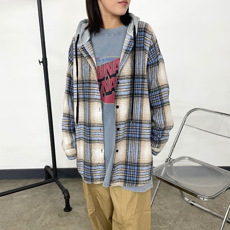 フードチェックシャツ | non-hedge  | 詳細画像19