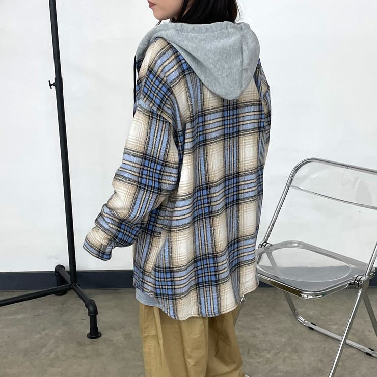 フードチェックシャツ | non-hedge  | 詳細画像23