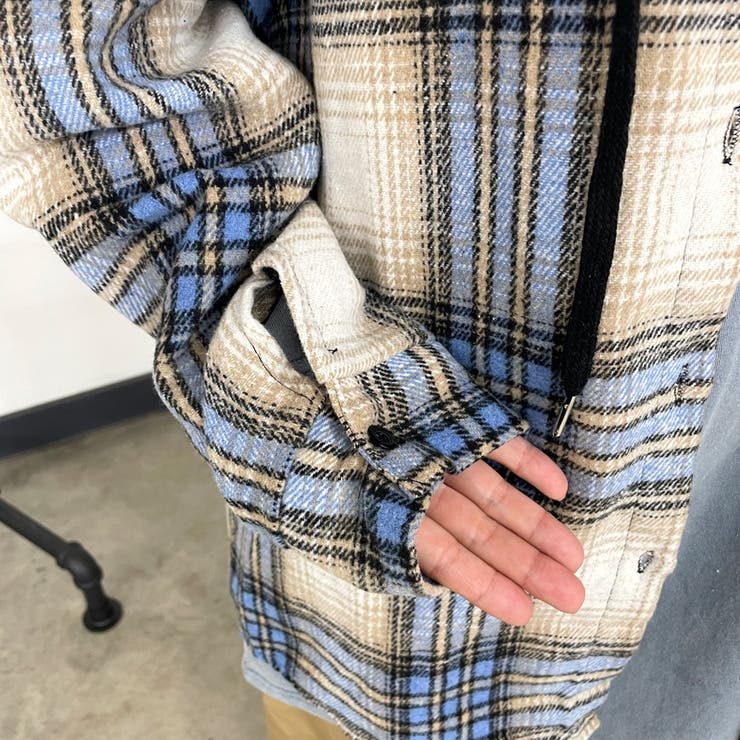 フードチェックシャツ | non-hedge  | 詳細画像28