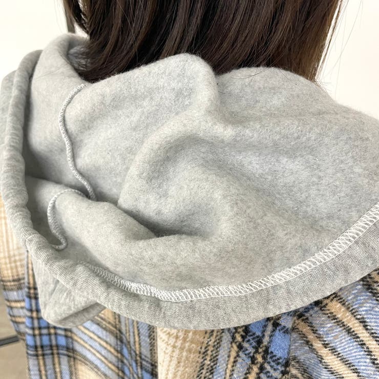 フードチェックシャツ | non-hedge  | 詳細画像30