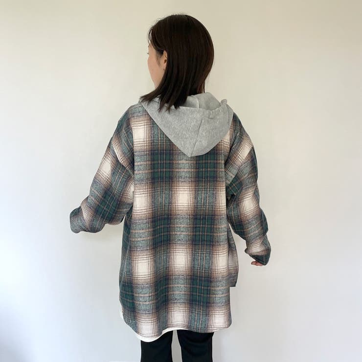フードチェックシャツ | non-hedge  | 詳細画像36