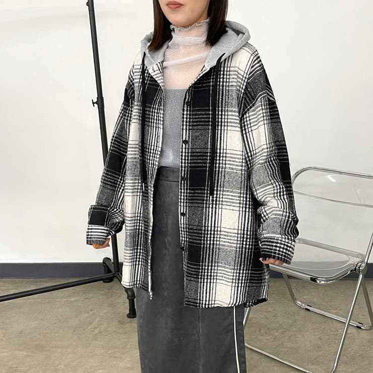 フードチェックシャツ | non-hedge  | 詳細画像39