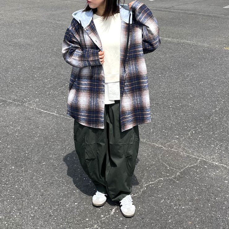 フードチェックシャツ | non-hedge  | 詳細画像6