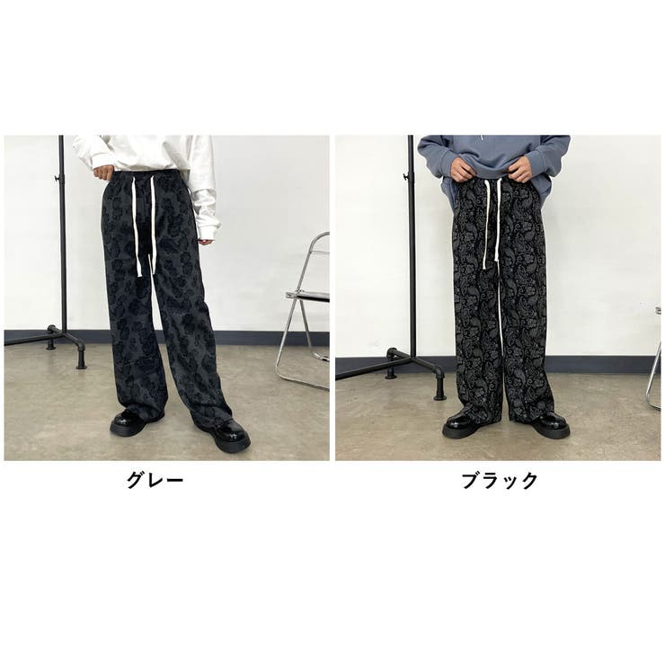 柄ワイドパンツ | non-hedge  | 詳細画像19 