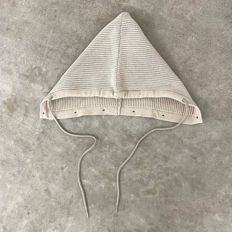 ニットフードボアベスト | non-hedge  | 詳細画像16 