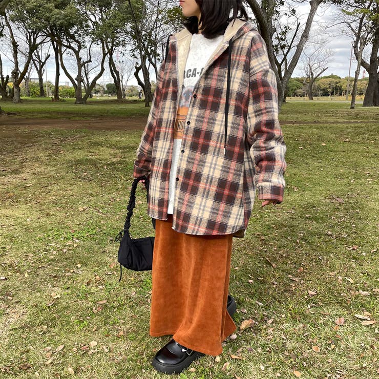 暖チェックフードシャツ | non-hedge  | 詳細画像7 