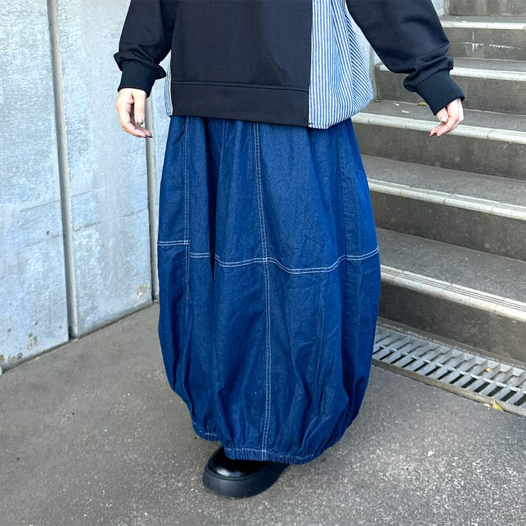 デニムコクーンスカート | non-hedge  | 詳細画像2 
