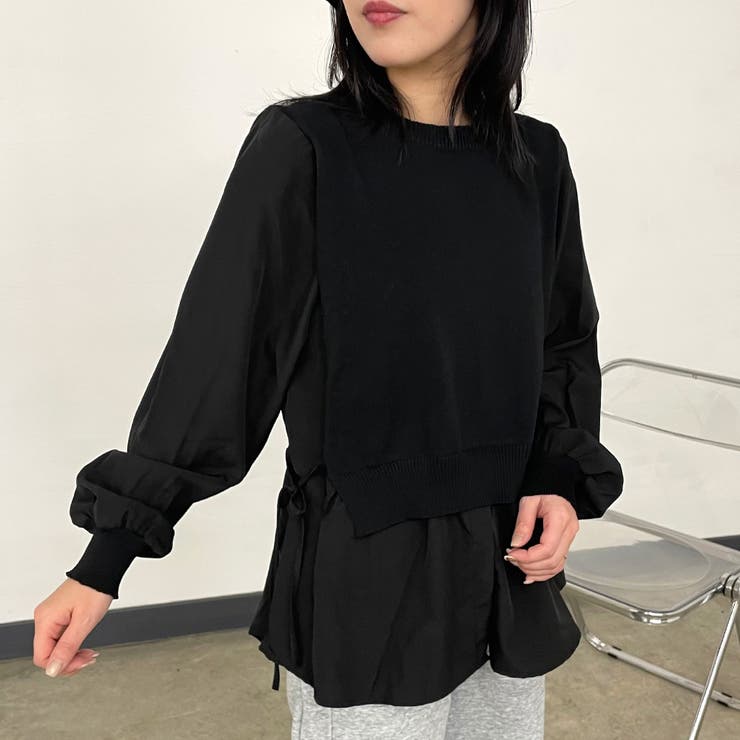 シャツレイヤード風チュニック | non-hedge  | 詳細画像15 