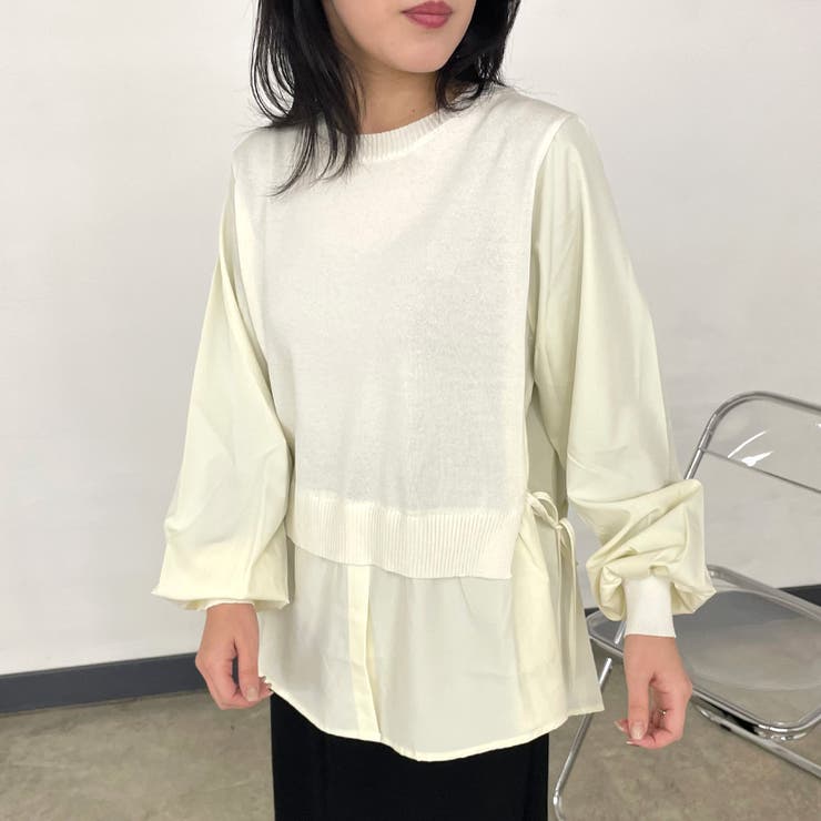 シャツレイヤード風チュニック | non-hedge  | 詳細画像1 