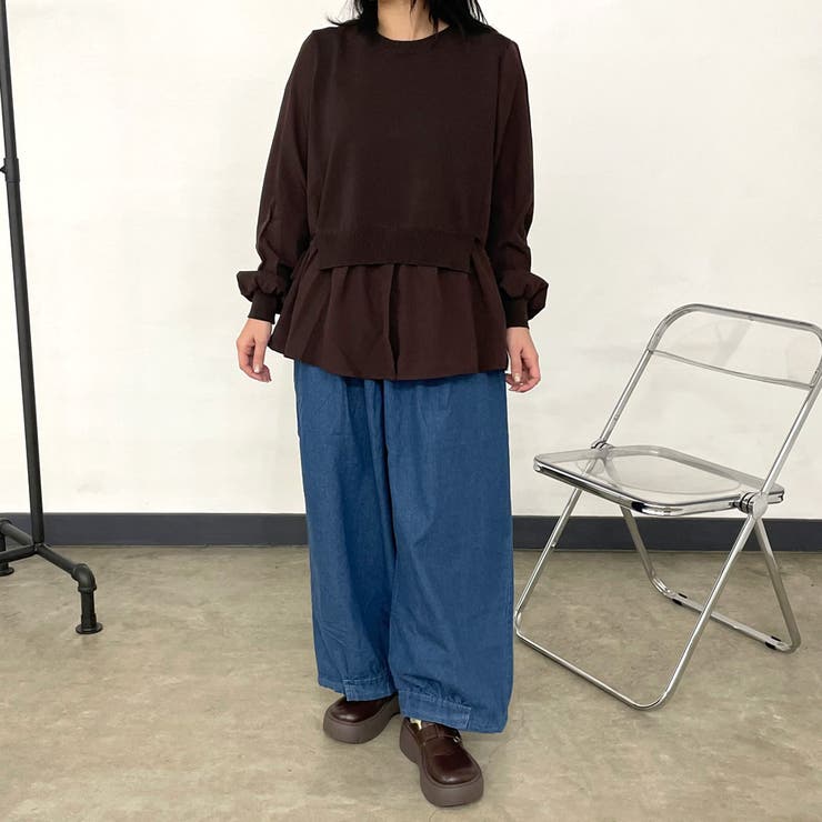 シャツレイヤード風チュニック | non-hedge  | 詳細画像24 