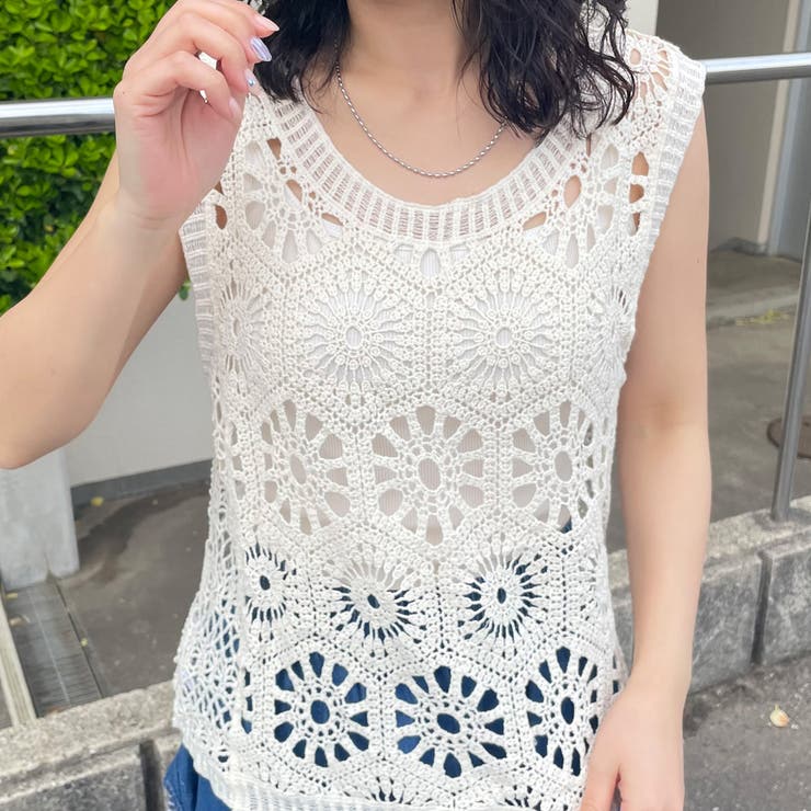 2WAYクロシェベスト | non-hedge  | 詳細画像18 
