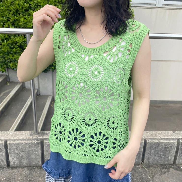 2WAYクロシェベスト | non-hedge  | 詳細画像5 