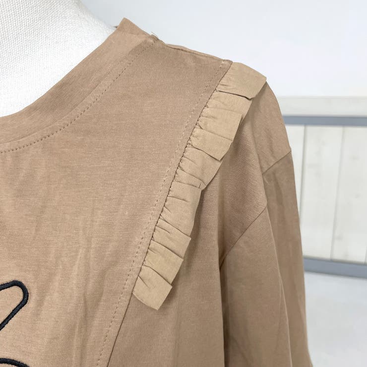 刺繍フリルドローコード7分袖プルオーバー | non-hedge  | 詳細画像16 