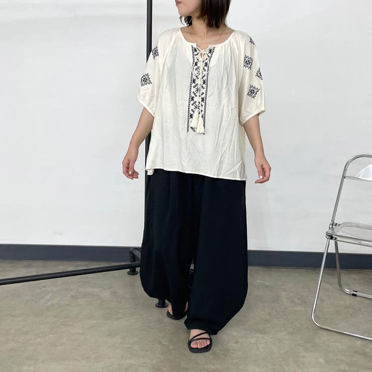 ナイロン風カーブパンツ | non-hedge  | 詳細画像11 