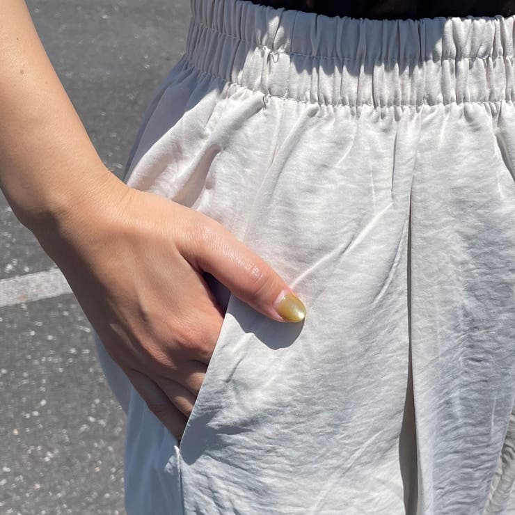 ナイロン風カーブパンツ | non-hedge  | 詳細画像17 