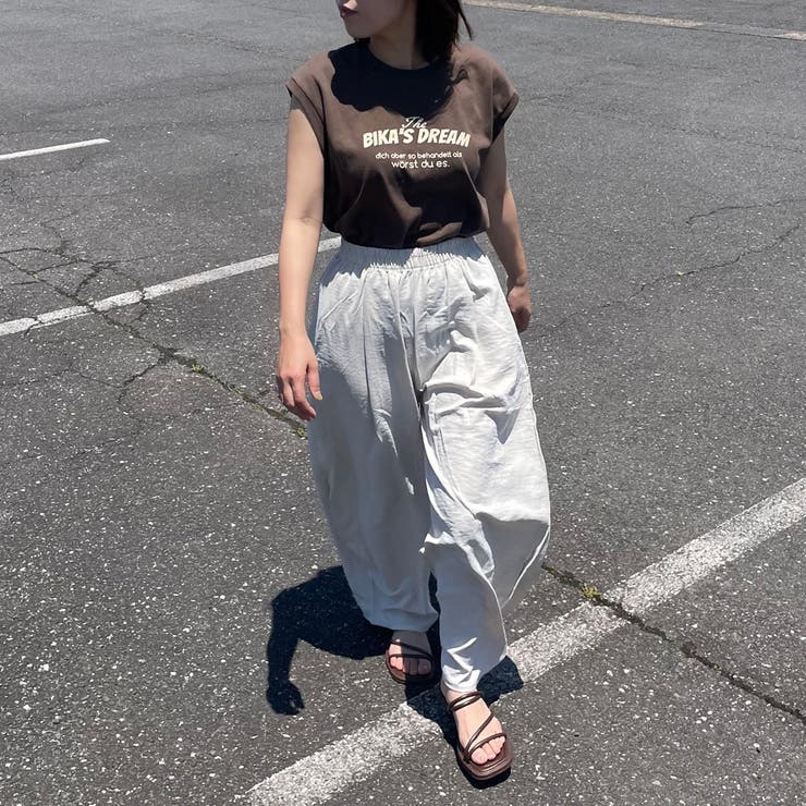 ナイロン風カーブパンツ | non-hedge  | 詳細画像20 