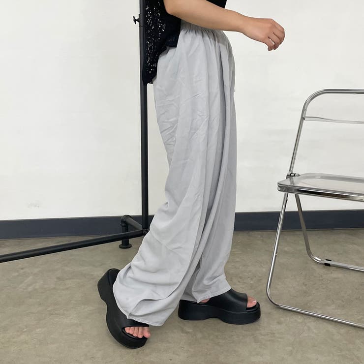 ナイロン風カーブパンツ | non-hedge  | 詳細画像4 