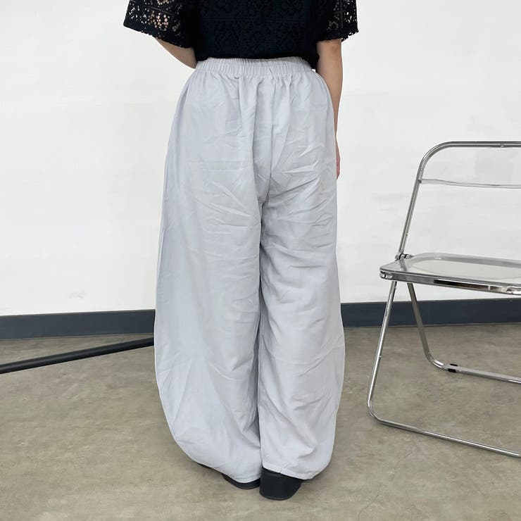 ナイロン風カーブパンツ | non-hedge  | 詳細画像5 