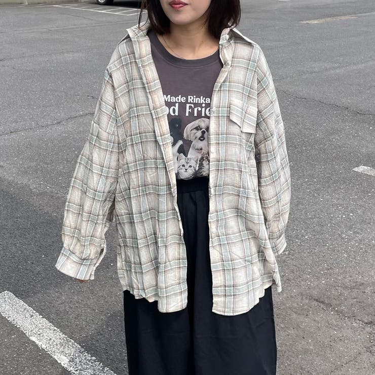 シアーチェックシャツ[品番：NHGW0005807]｜non-hedge