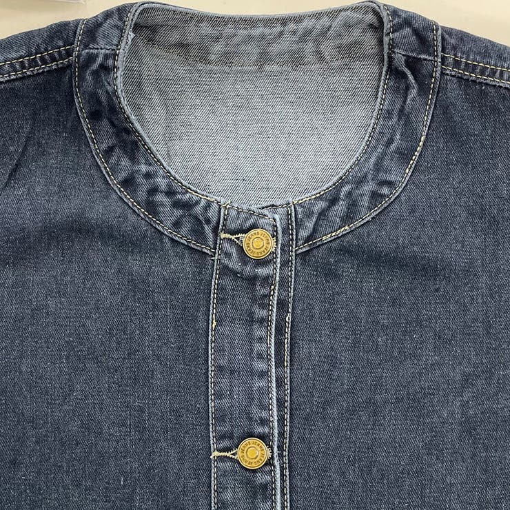 ノーカラーデニムベスト | non-hedge  | 詳細画像25 