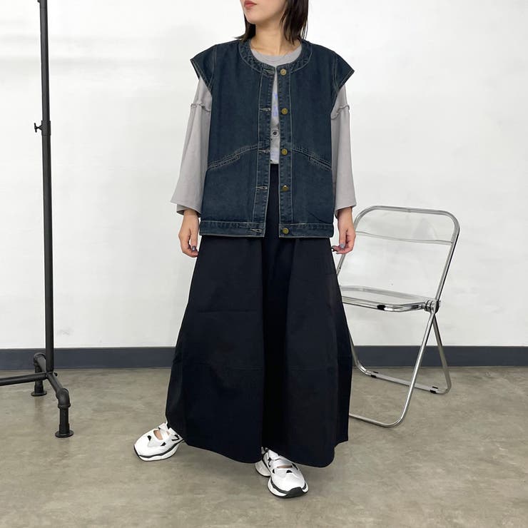 ノーカラーデニムベスト | non-hedge  | 詳細画像10 