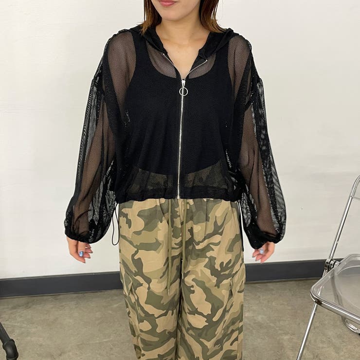 TOBECHICメッシュパーカー42サイズ deux amour パーカー メッシュパーカー レディース : ZOZOTOWN
