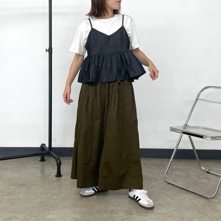 デニムキャミビスチェTシャツセット | non-hedge  | 詳細画像10 