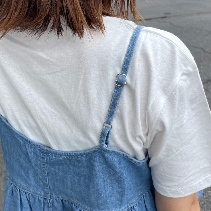 デニムキャミビスチェTシャツセット | non-hedge  | 詳細画像18 