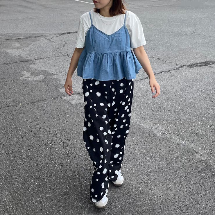 デニムキャミビスチェTシャツセット | non-hedge  | 詳細画像20 