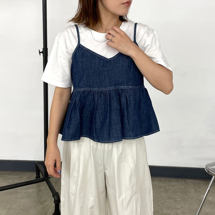 デニムキャミビスチェTシャツセット | non-hedge  | 詳細画像21 