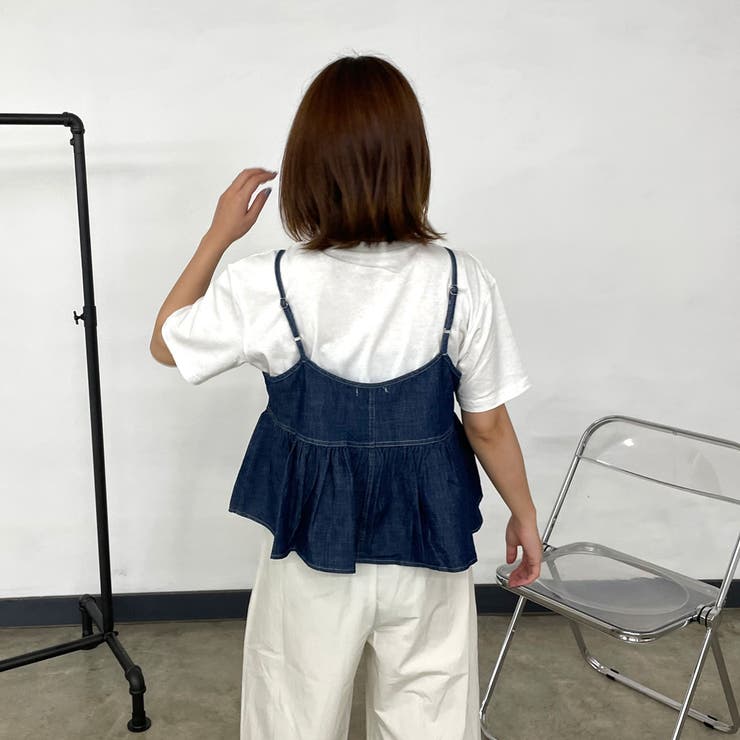 デニムキャミビスチェTシャツセット | non-hedge  | 詳細画像27 