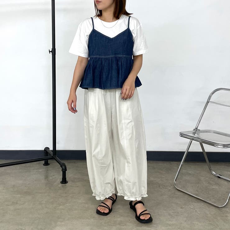 デニムキャミビスチェTシャツセット | non-hedge  | 詳細画像29 