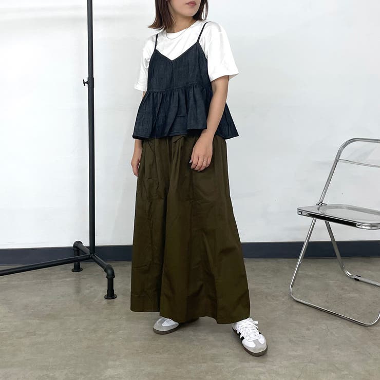 デニムキャミビスチェTシャツセット | non-hedge  | 詳細画像8 