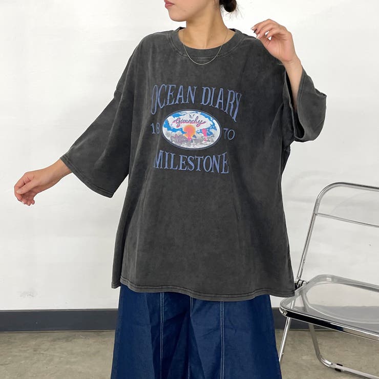 ピグメントプリントBIGTシャツ | non-hedge  | 詳細画像10 