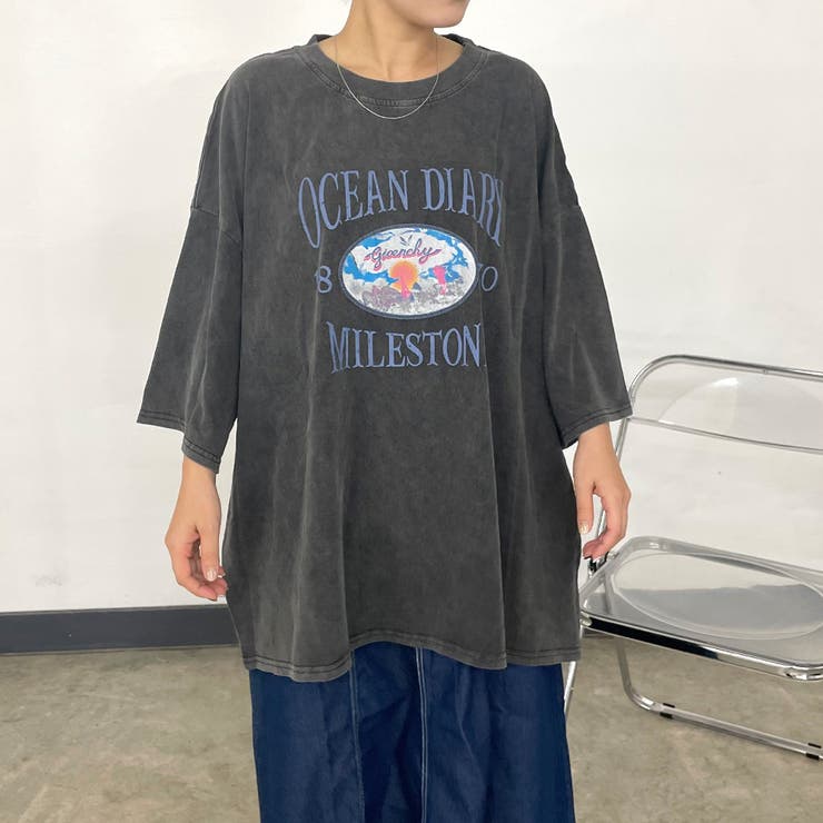 ピグメントプリントBIGTシャツ | non-hedge  | 詳細画像11 