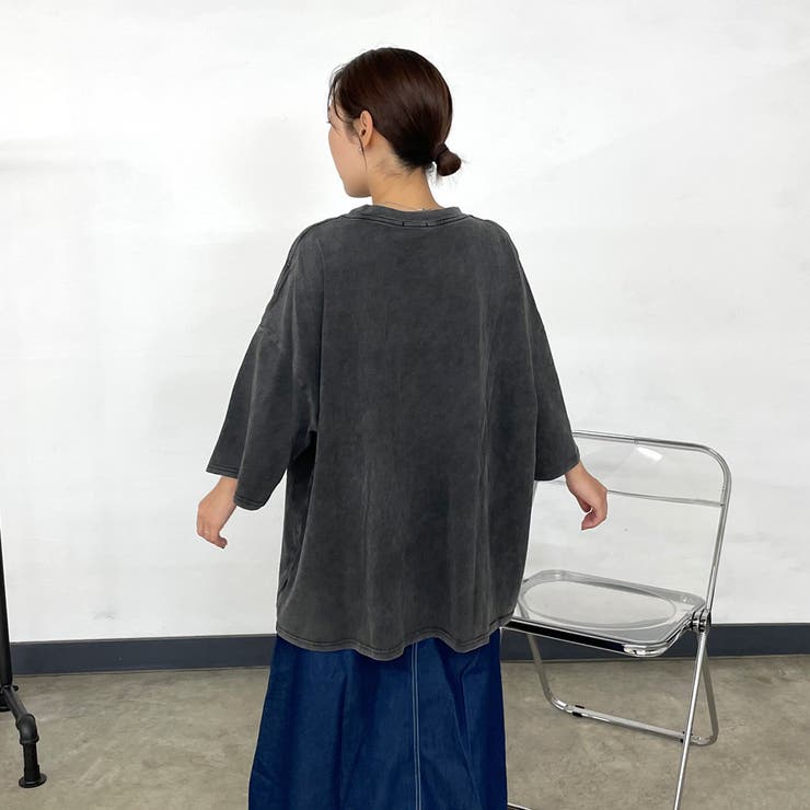 ピグメントプリントBIGTシャツ | non-hedge  | 詳細画像13 