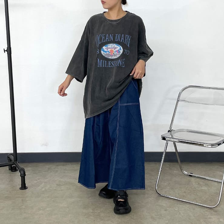 ピグメントプリントBIGTシャツ | non-hedge  | 詳細画像15 