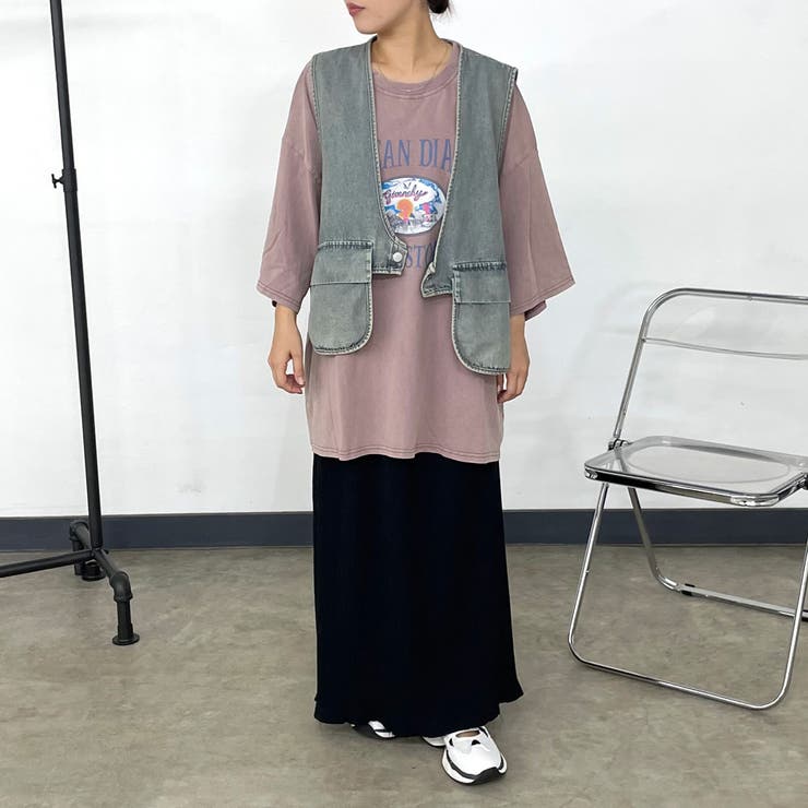 ピグメントプリントBIGTシャツ | non-hedge  | 詳細画像7 