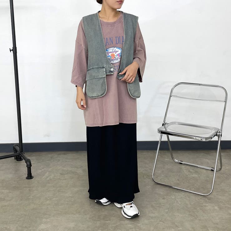 ピグメントプリントBIGTシャツ | non-hedge  | 詳細画像8 