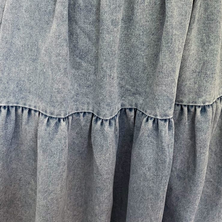 フリンジデニムティアードスカート | non-hedge  | 詳細画像7 