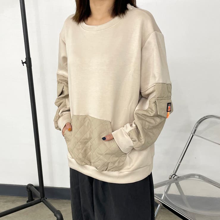 キルト切替プルオーバー | non-hedge  | 詳細画像8 