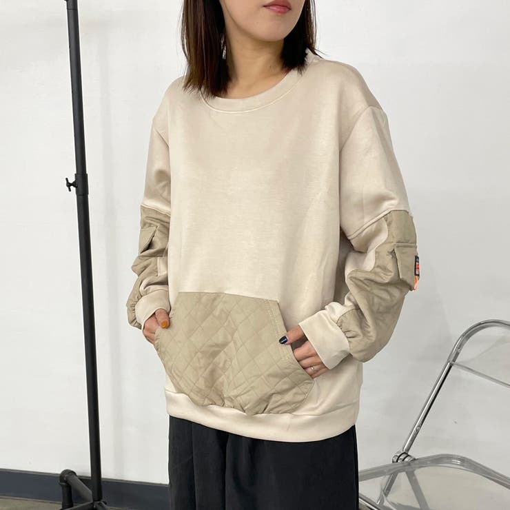 キルト切替プルオーバー | non-hedge  | 詳細画像9 